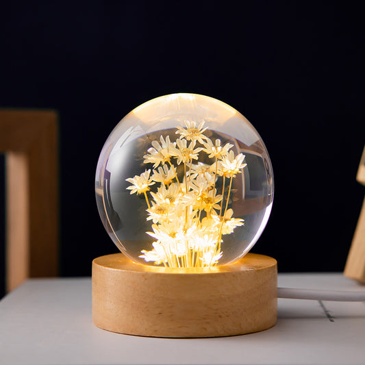 Flower Mini Crystal Ball 🔮 🌼