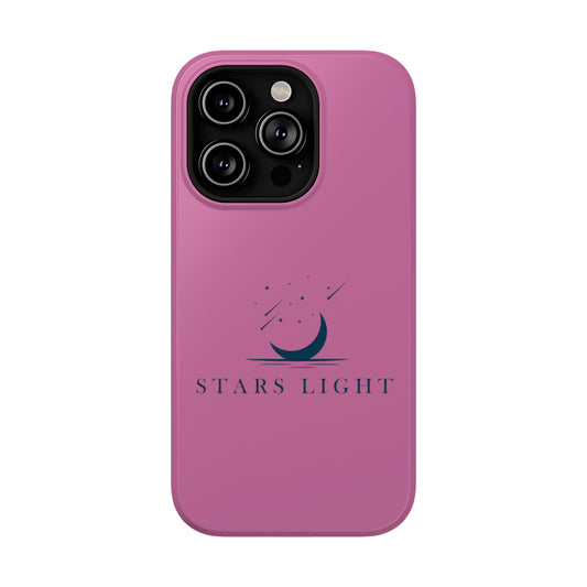 Stars Light Collection Pink iPhone 14 & 15 Impact-Resistant Cases