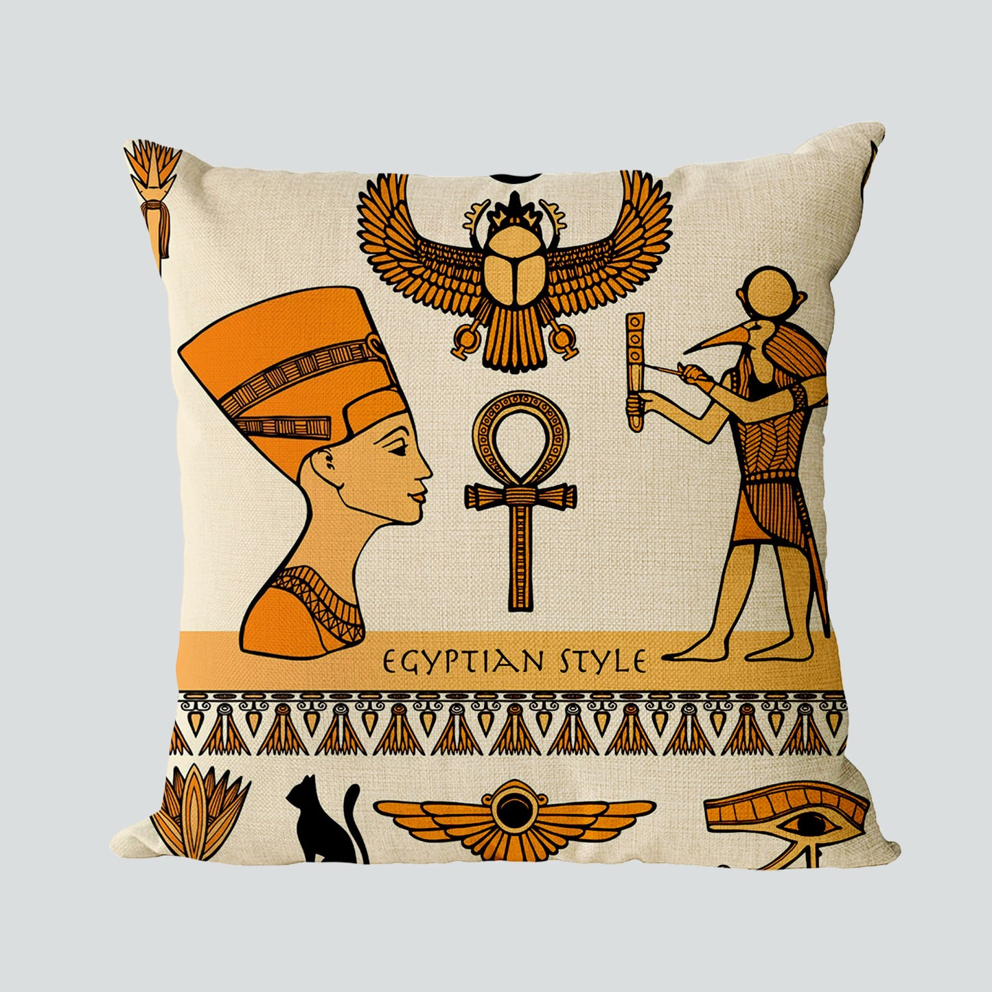 Ancient Egyptian Linen Pillowcase