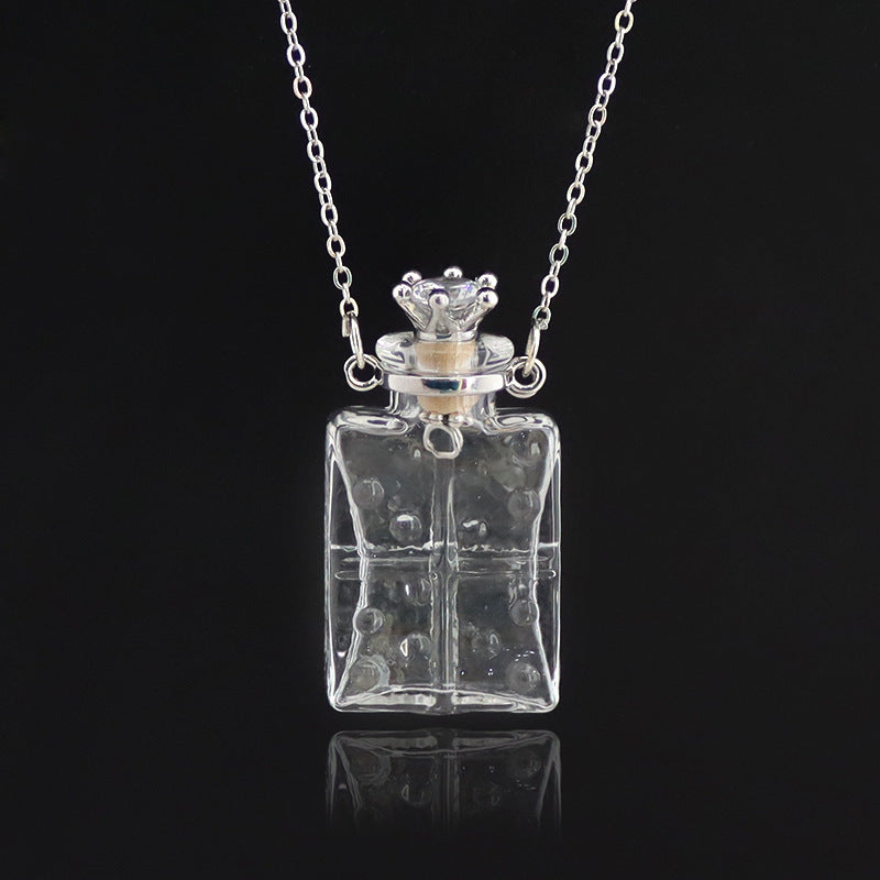 1PC Glass Memorial Urn Cremation Necklace