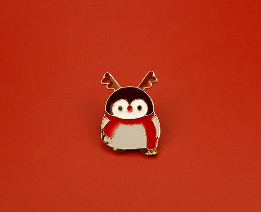 Penguin Brooch Cute Japanese Couple Cartoon Badge Pin Collar Pin Bag Decoration