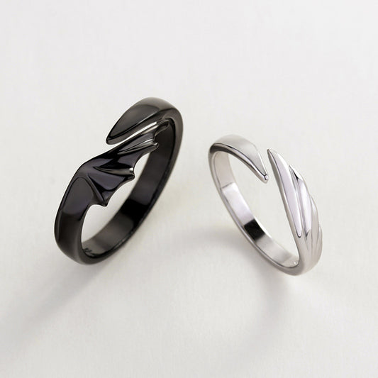 Sterling Silver Couple Rings S925