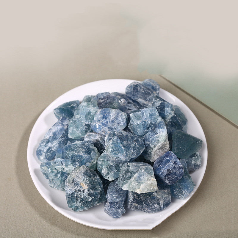 Natural Blue Fluorite Crystal Rough