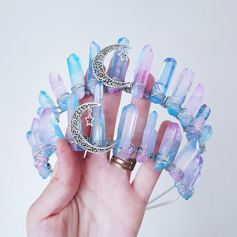 Natural Crystal Witch Headband
