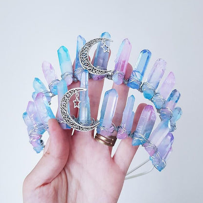 Natural Crystal Witch Headband