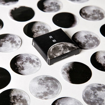 45 Moon Phase Stickers