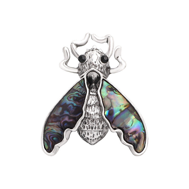 Insect Corsage Abalone Shell Brooch Pendant
