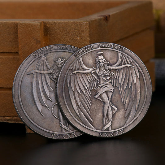 Antique Crafts Angel Wanderer Coin