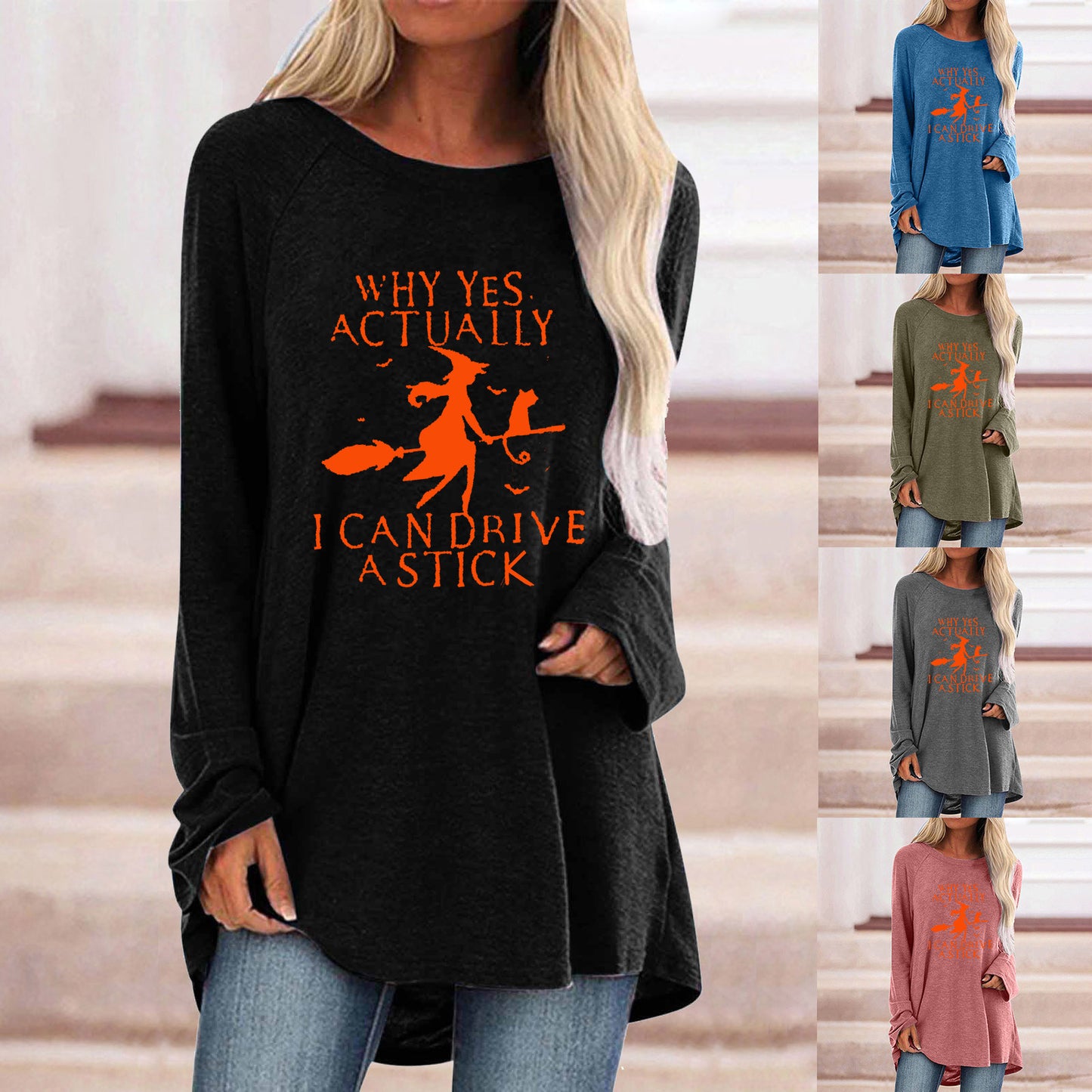 Why Yes Actually - I Can Drive A Stick Loose Long Sleeve T-Shirt