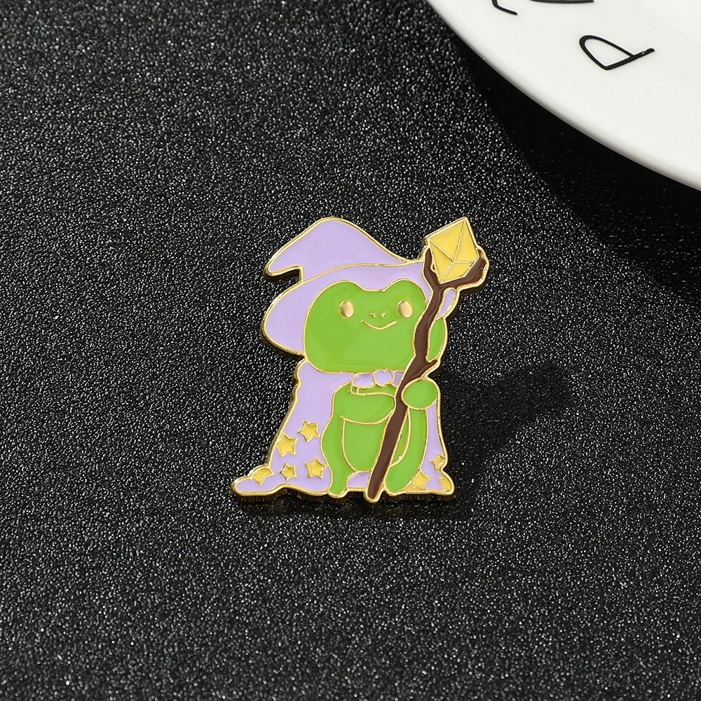 Witchy Frog Pin