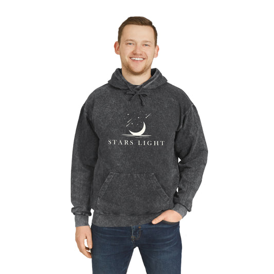 Stars Light Collection Unisex Mineral Wash Hoodie