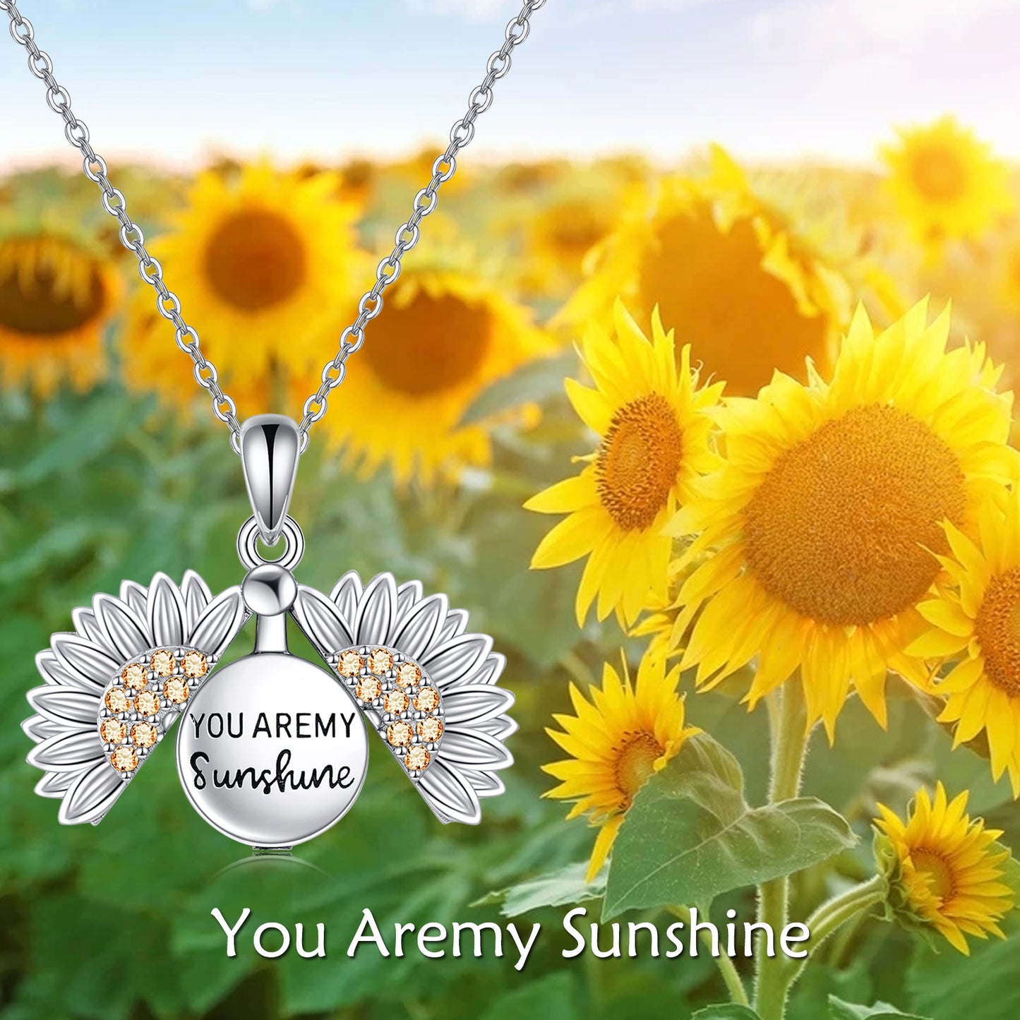 You are My Sunshine s925 Ash Necklace
