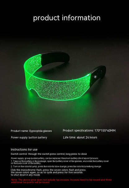 Future LED Light Emitting Glasses
