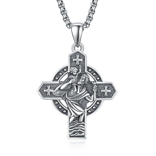 925 Silver St. Christopher Pendant - Protection for Life's Journeys