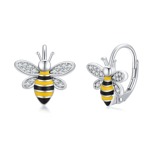 Bee Earrings S925 Sterling Silver