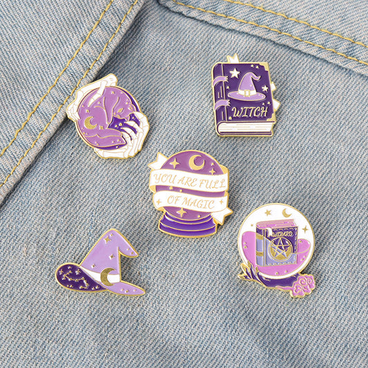 Cartoon Witch Pin Collection