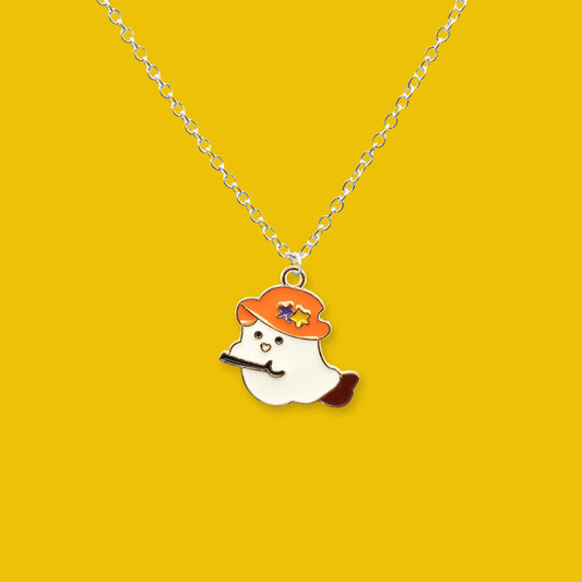 Flying Little Ghost Necklace