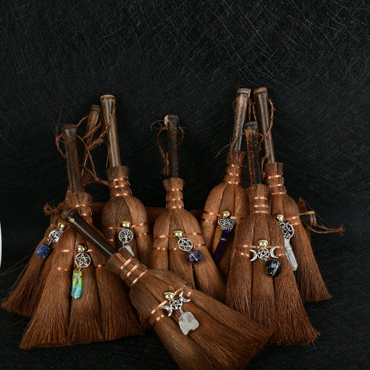 Lucky Mini Witch Broom Pendant