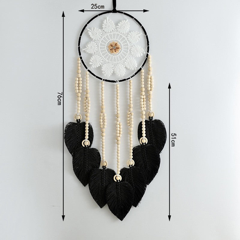 Creative Personality Black Leaves Dreamcatcher